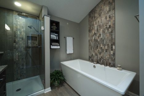 transitional design bathroom
