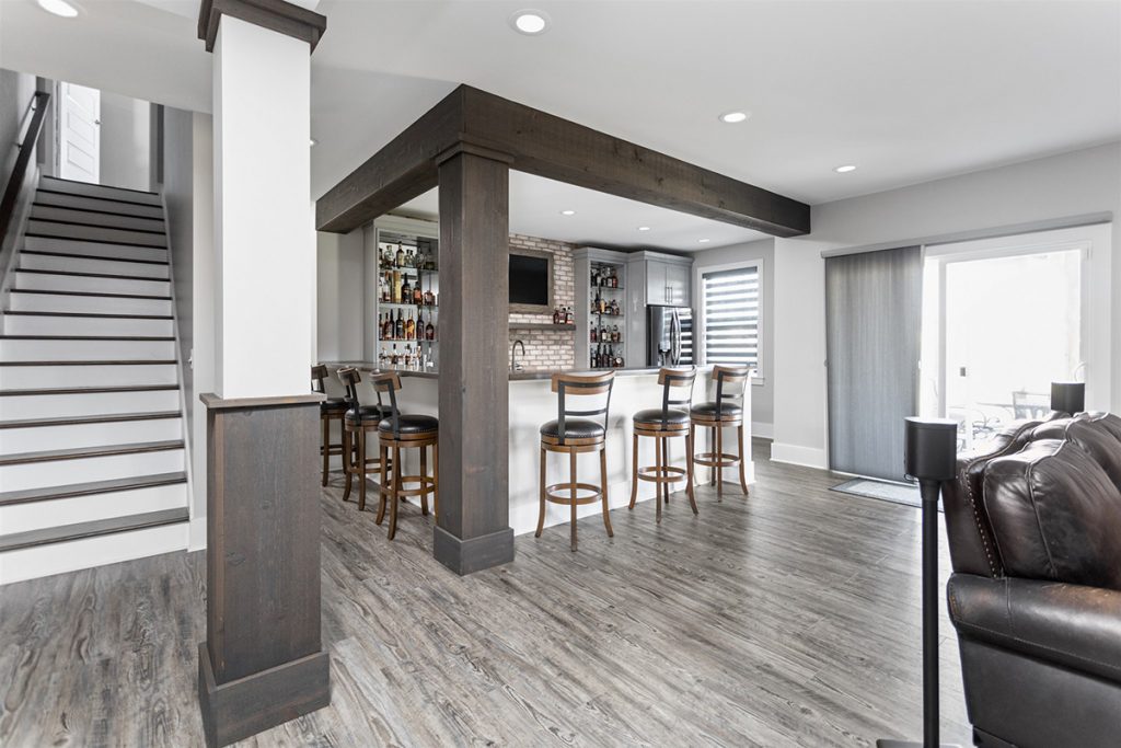 home bars and design ideas for basement remodels