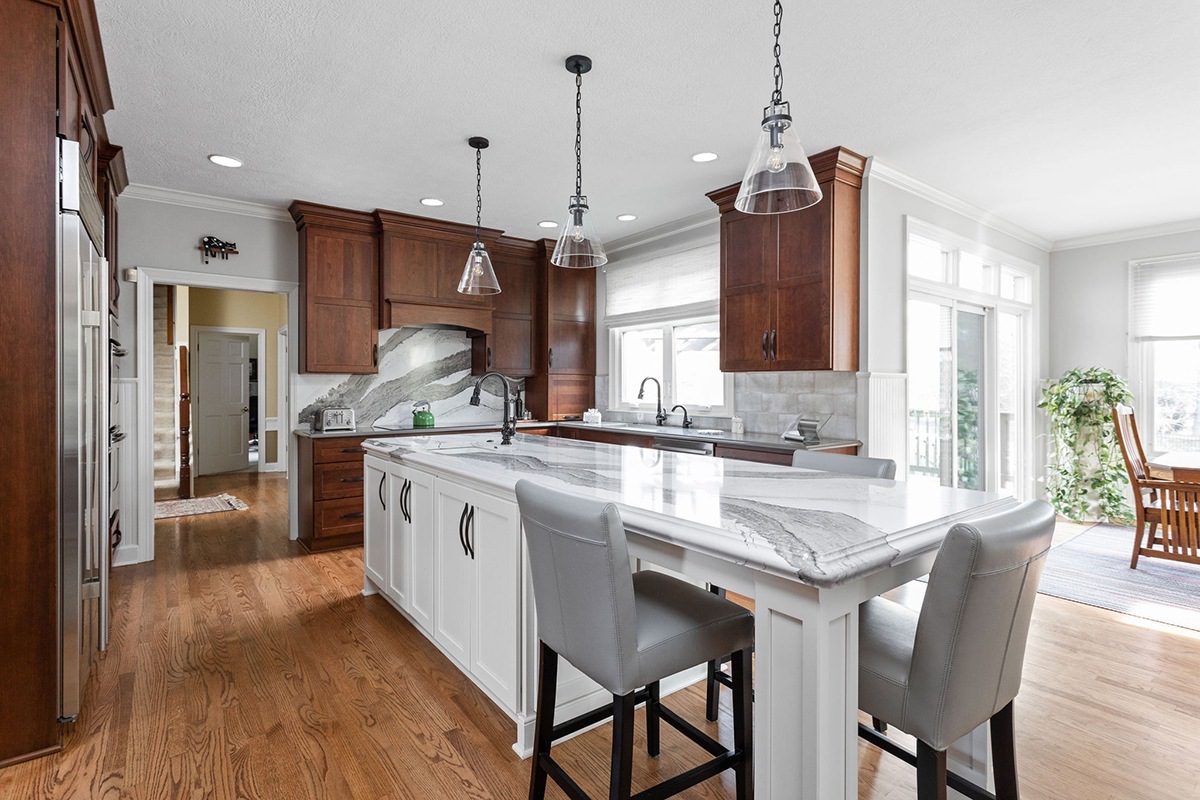 if you're remodeling your kitchen, here are a few design ideas