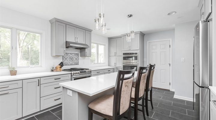 a new backsplash can brighten your kitchen design; when asking yourself questions about your whole home remodel, make sure you choose designs that reflect taste and complement your routine