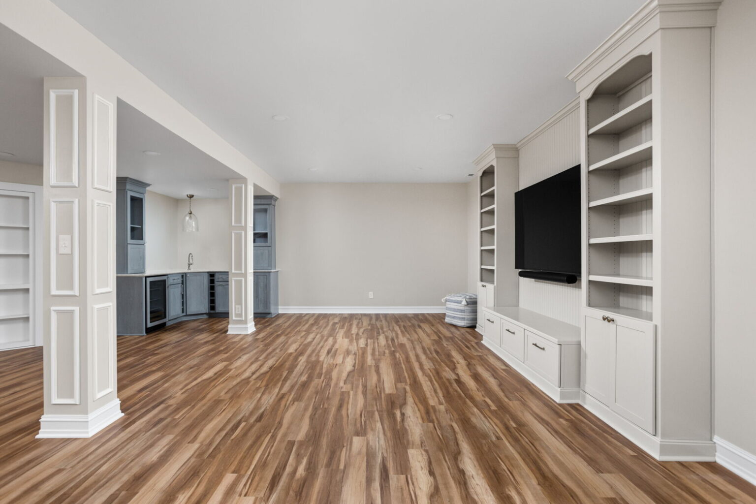 A Basement Transformation for the Whole Family