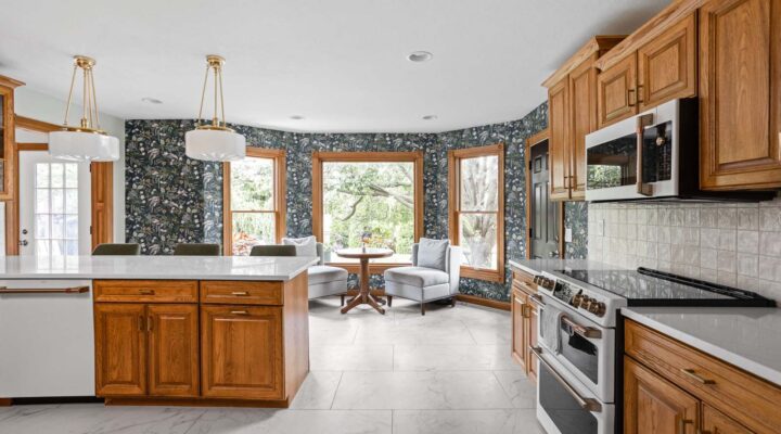 Stunning Lebanon IN Kitchen Remodel with Repurposed Oak Cabinets