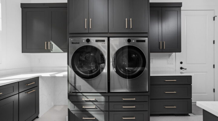 An Organized Laundry Room Remodel in Carmel