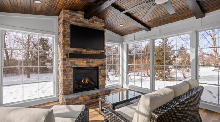Sunroom Addition with Basement & Mudroom Remodel in Carmel IN
