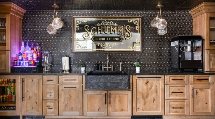 Zionsville Basement Remodeling: Ultimate Arcade, Bar, and Entertainment Level