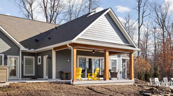 Sunroom Addition and Covered Porch Remodel in Indianapolis